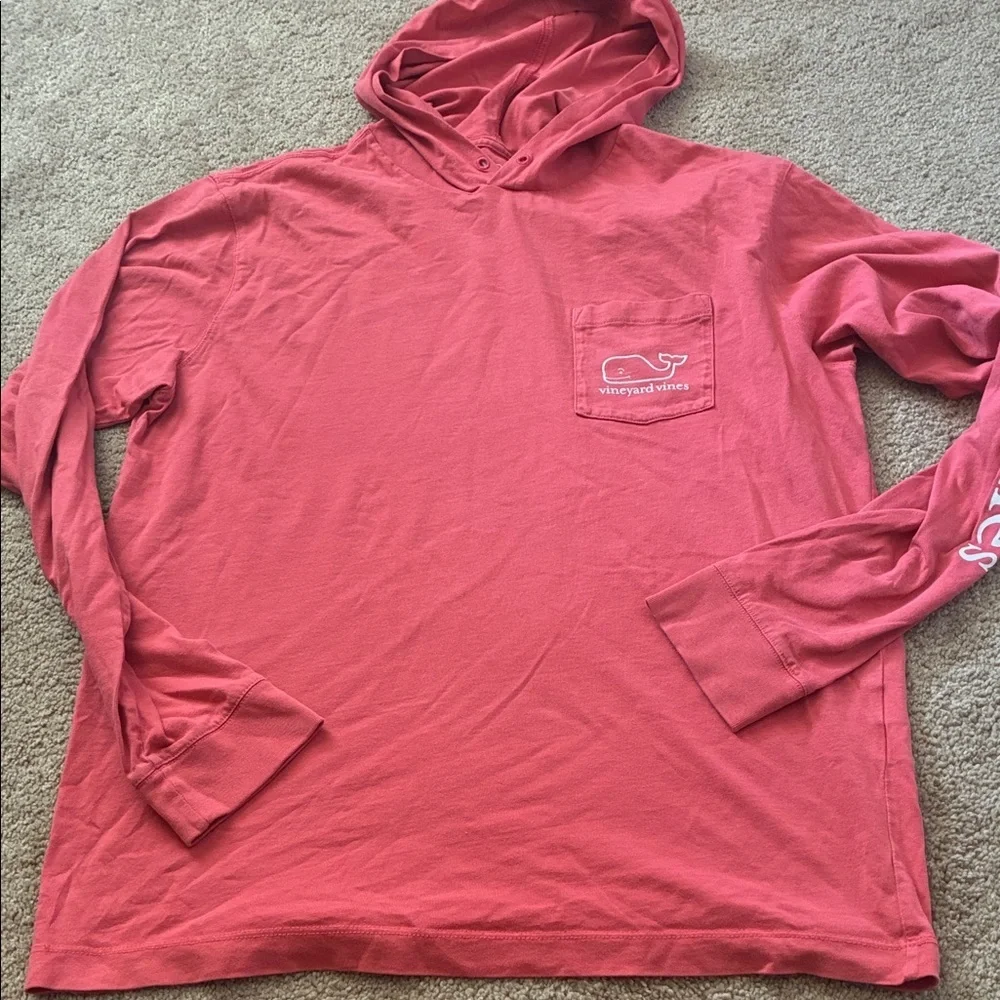 Vineyard Vines Coral Long Sleeve Size S